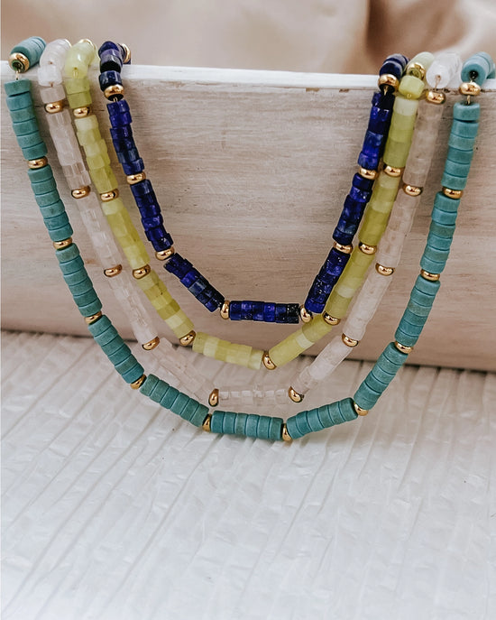 Lucy Beaded Necklace - Multiple Color Variations Available
