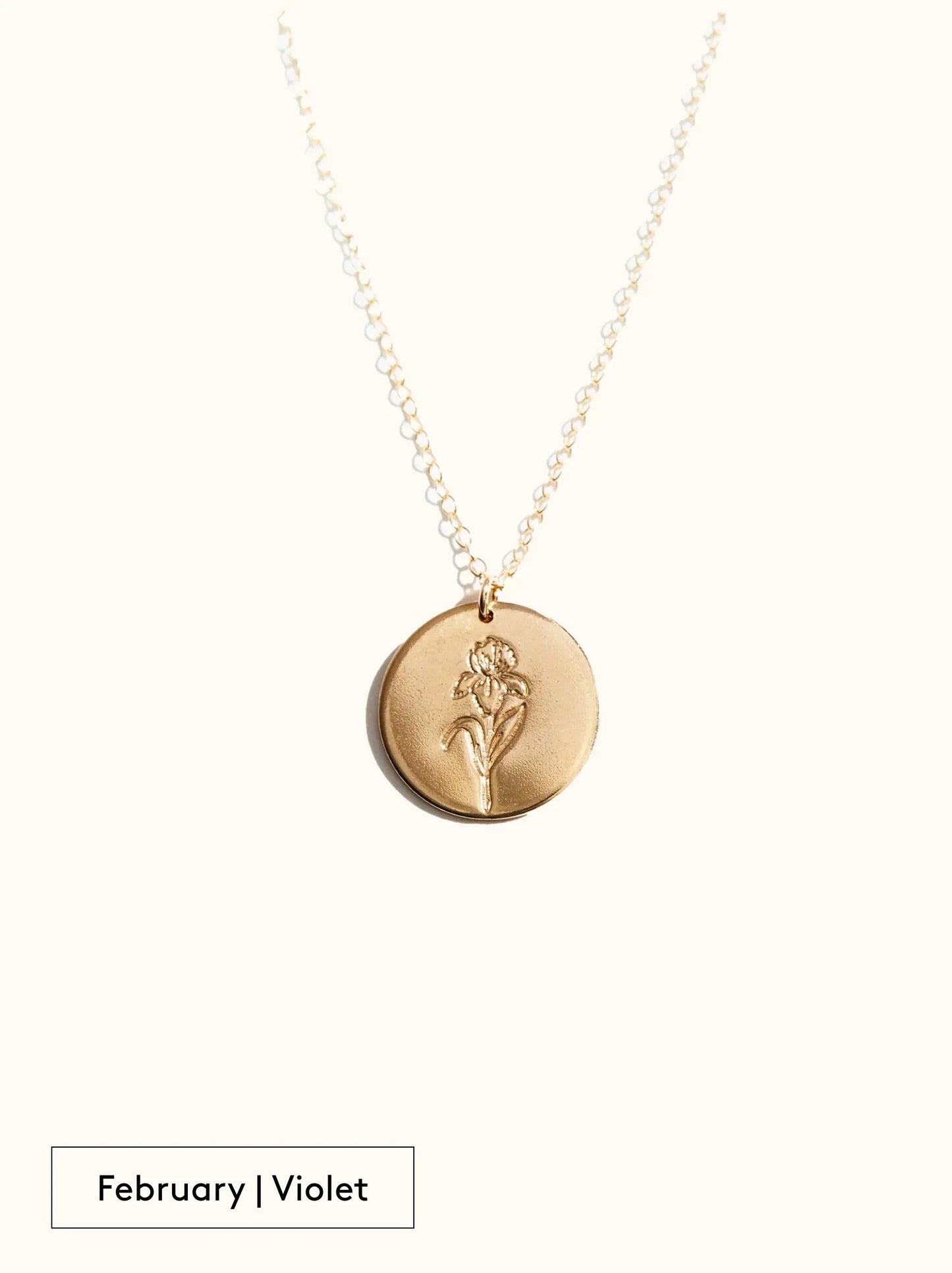 Floral Birth Month Necklace