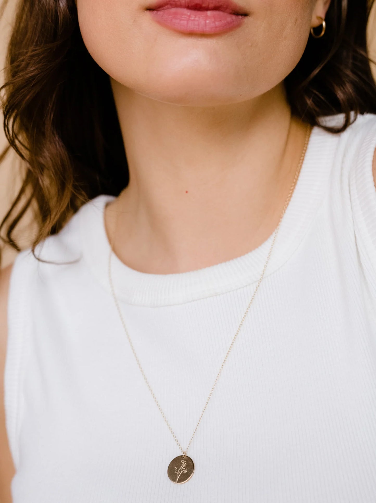 Floral Birth Month Necklace