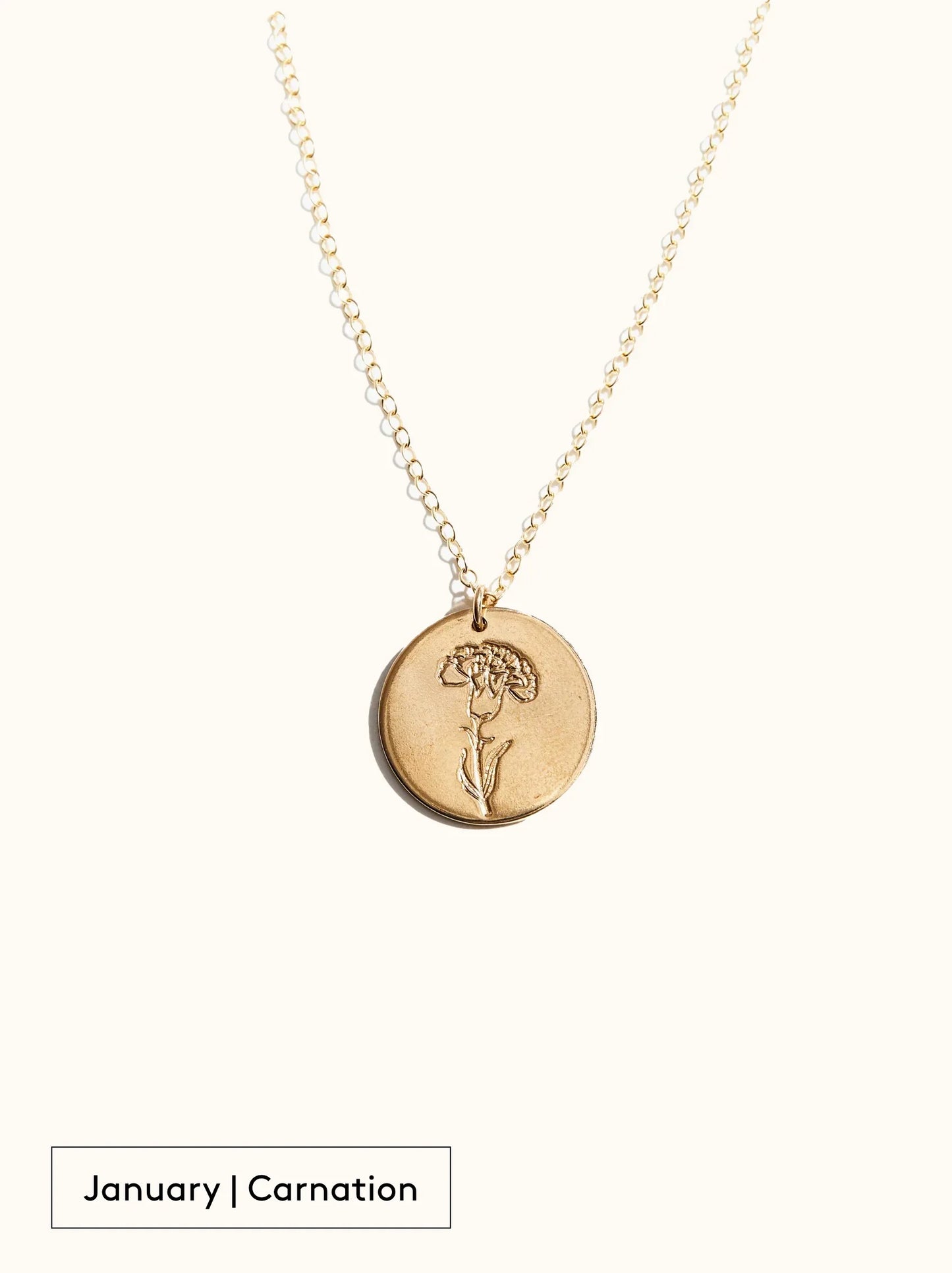 Floral Birth Month Necklace