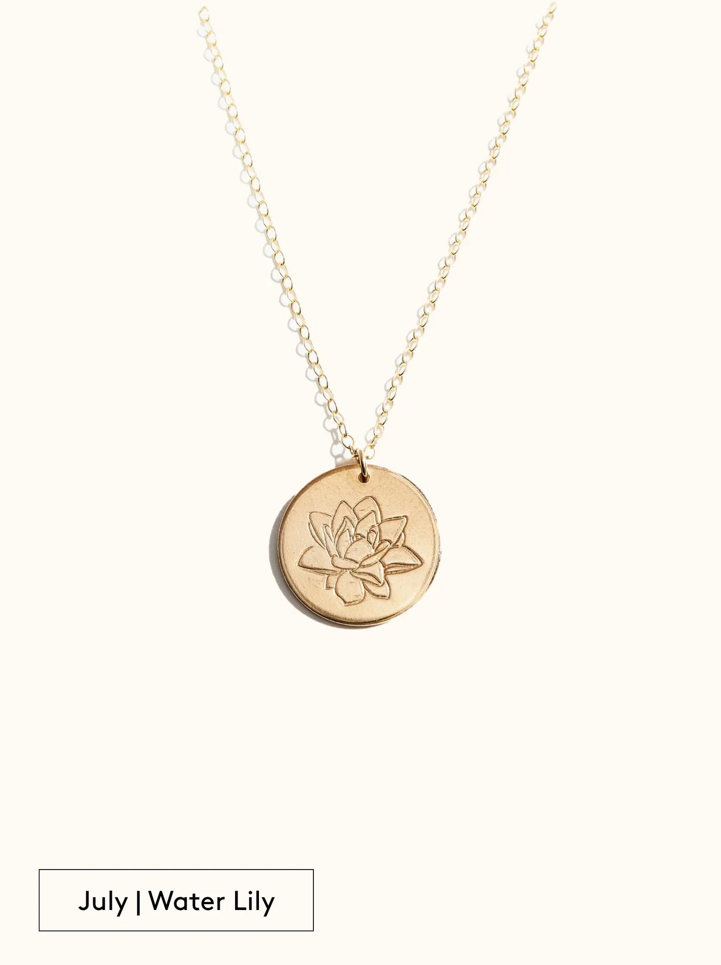 Floral Birth Month Necklace