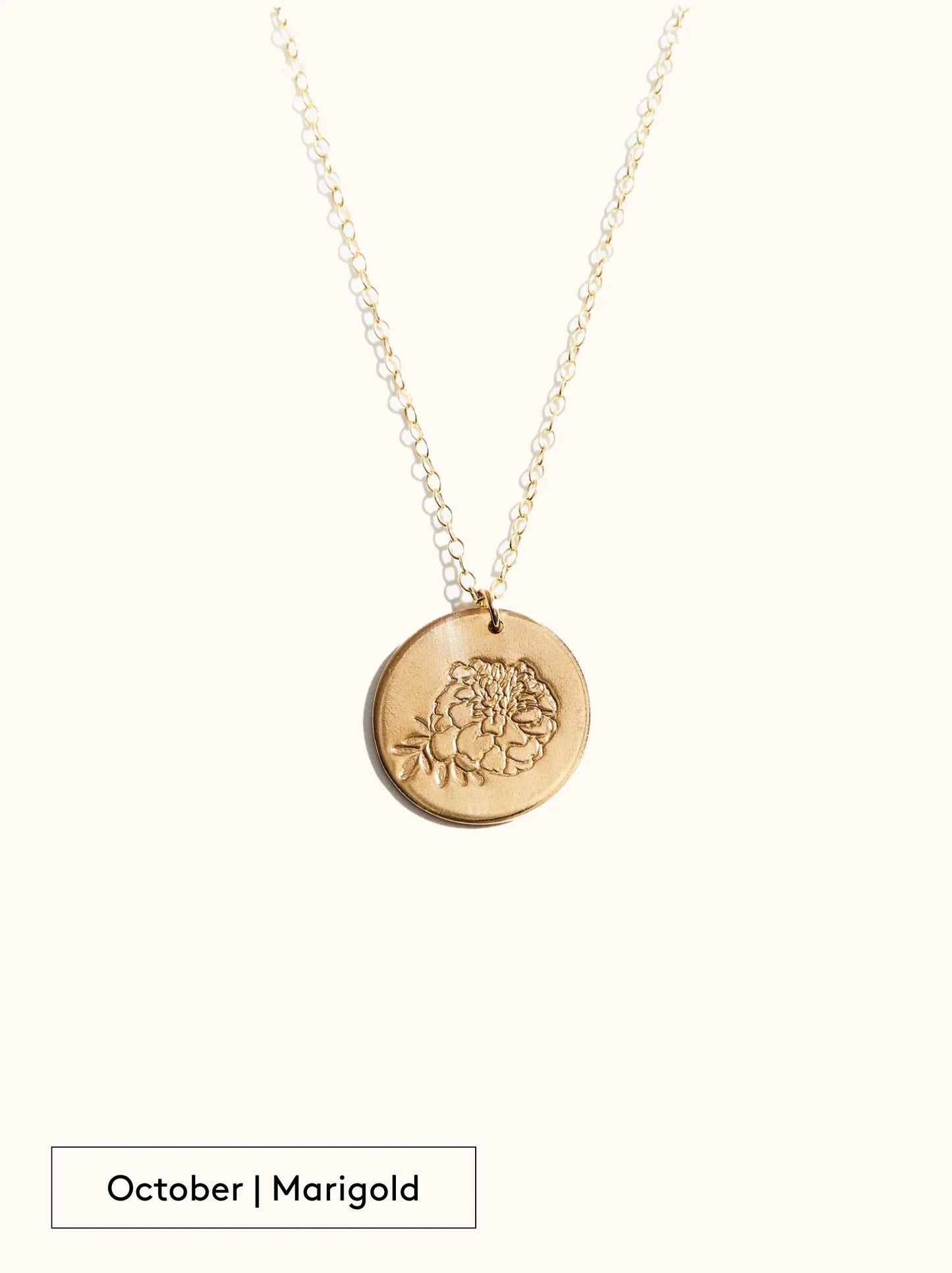 Floral Birth Month Necklace