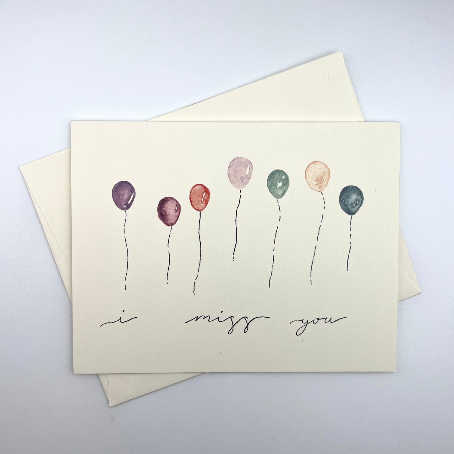 Large Watercolor Greeting Cards (5.5" x 4.25")