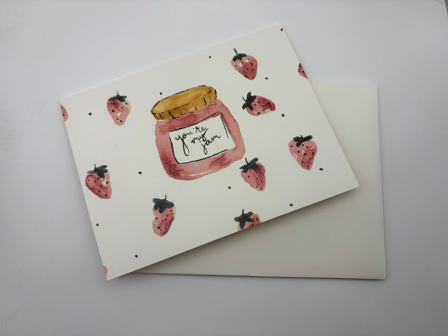 Large Watercolor Greeting Cards (5.5" x 4.25")