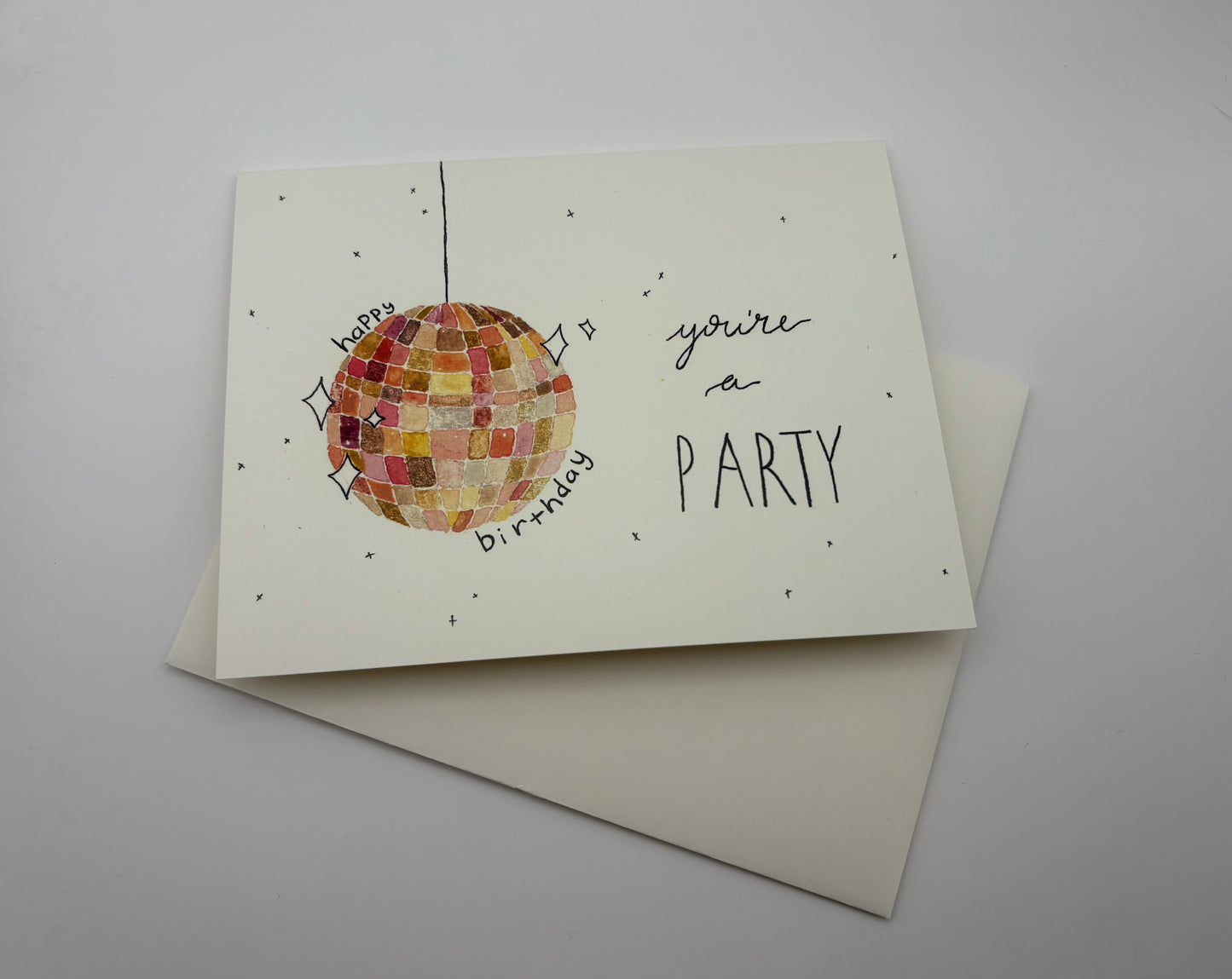 Large Watercolor Greeting Cards (5.5" x 4.25")