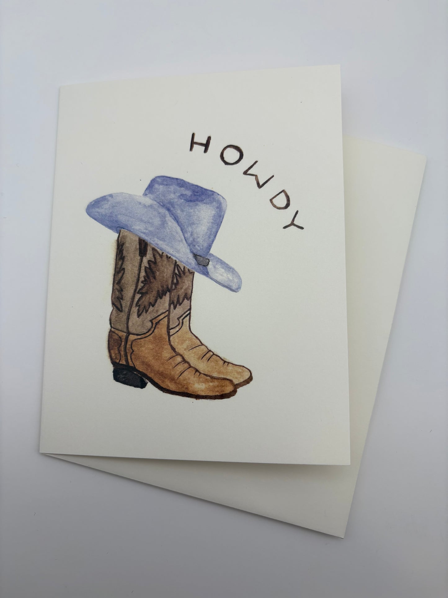 Large Watercolor Greeting Cards (5.5" x 4.25")