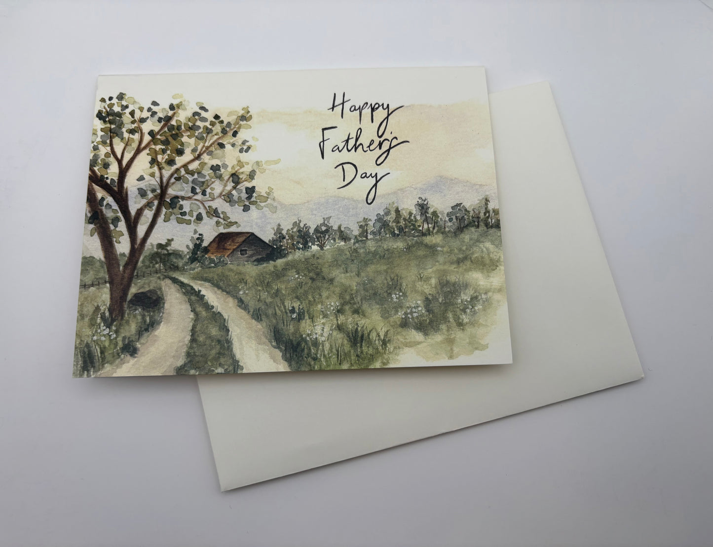 Large Watercolor Greeting Cards (5.5" x 4.25")