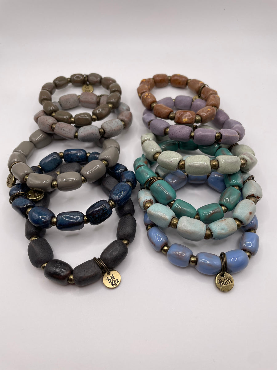 【TommassiniJewelry】Chunky Ball Beaded Stretchブレスレット SB0073-_4C_STR-