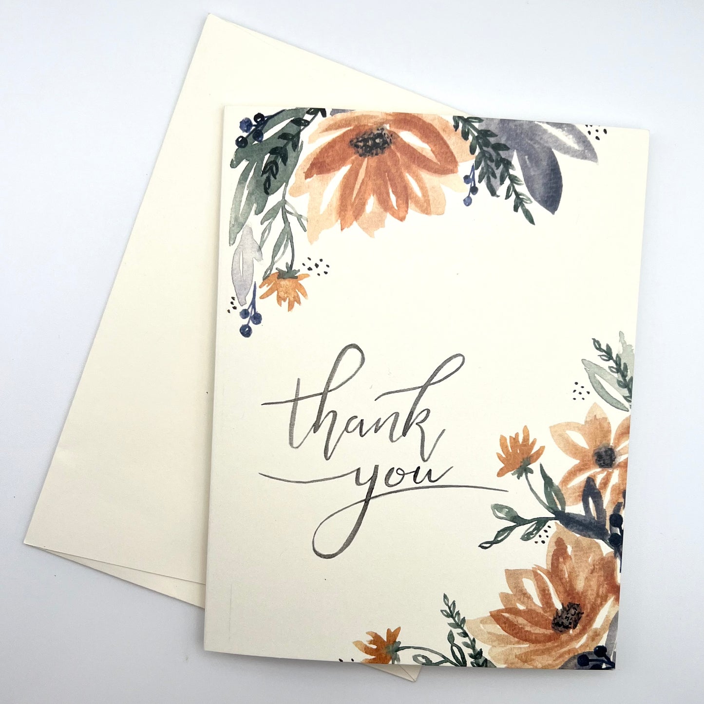 Large Watercolor Greeting Cards (5.5" x 4.25")