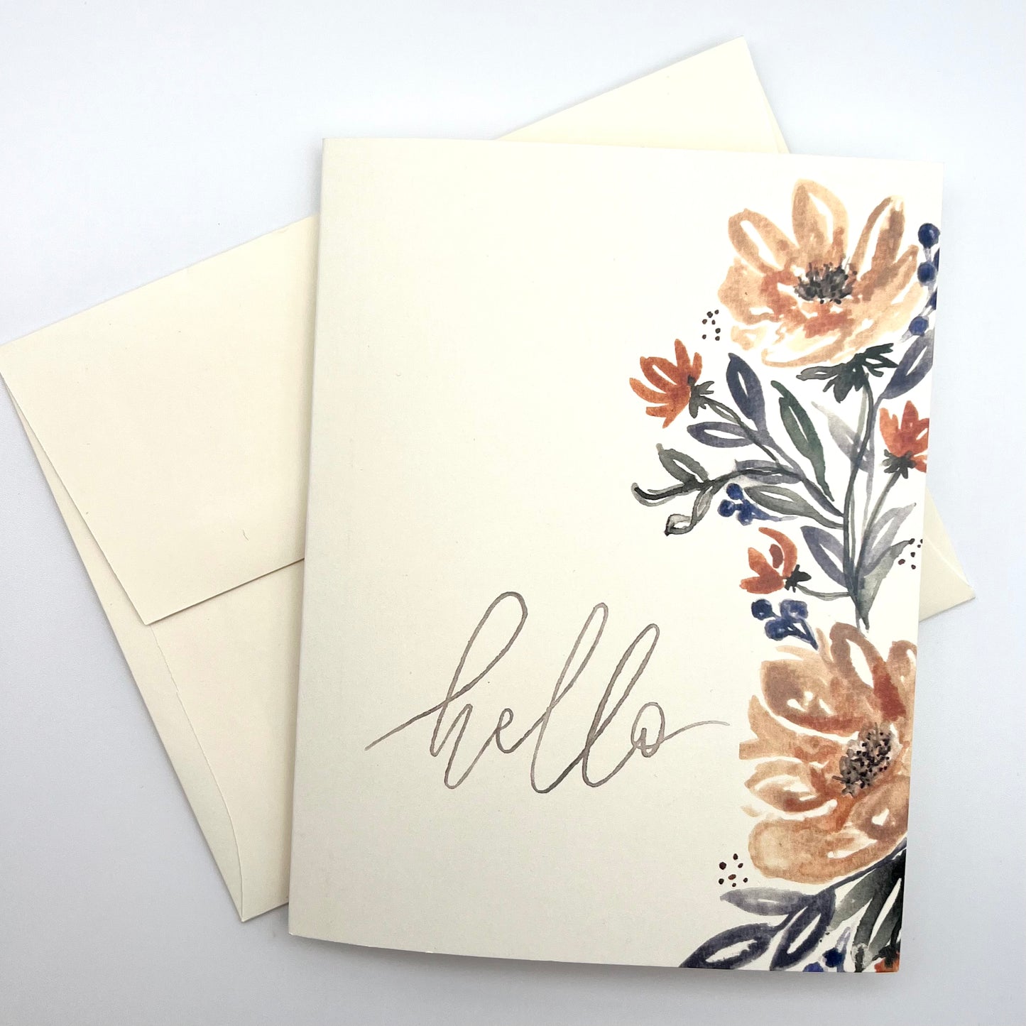 Large Watercolor Greeting Cards (5.5" x 4.25")