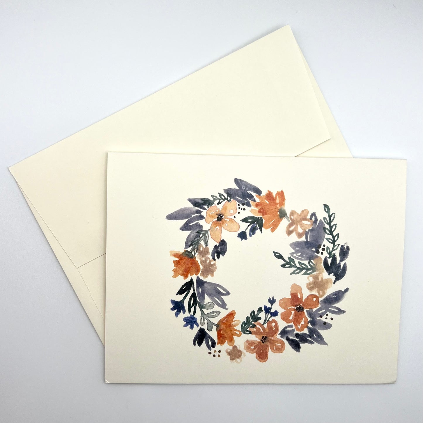 Large Watercolor Greeting Cards (5.5" x 4.25")