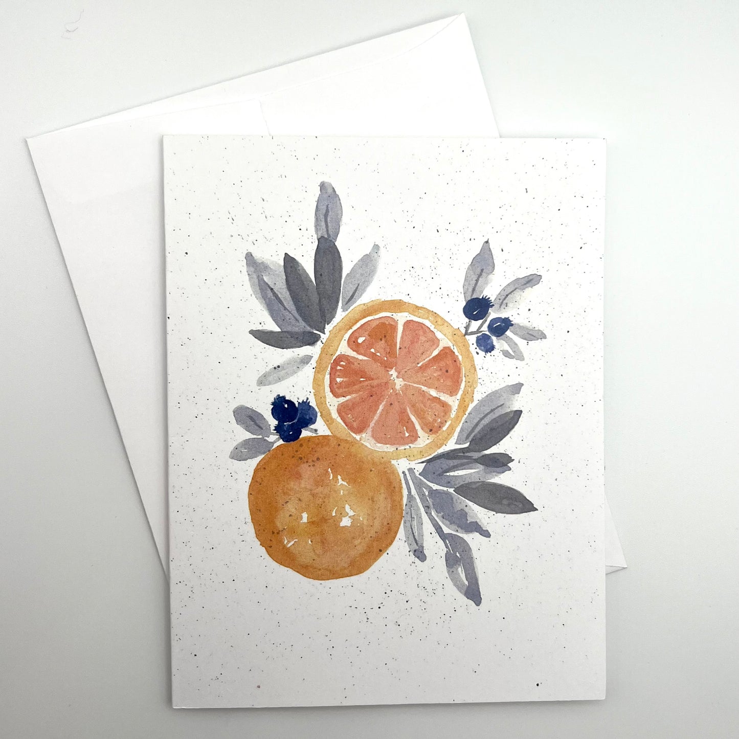 Large Watercolor Greeting Cards (5.5" x 4.25")