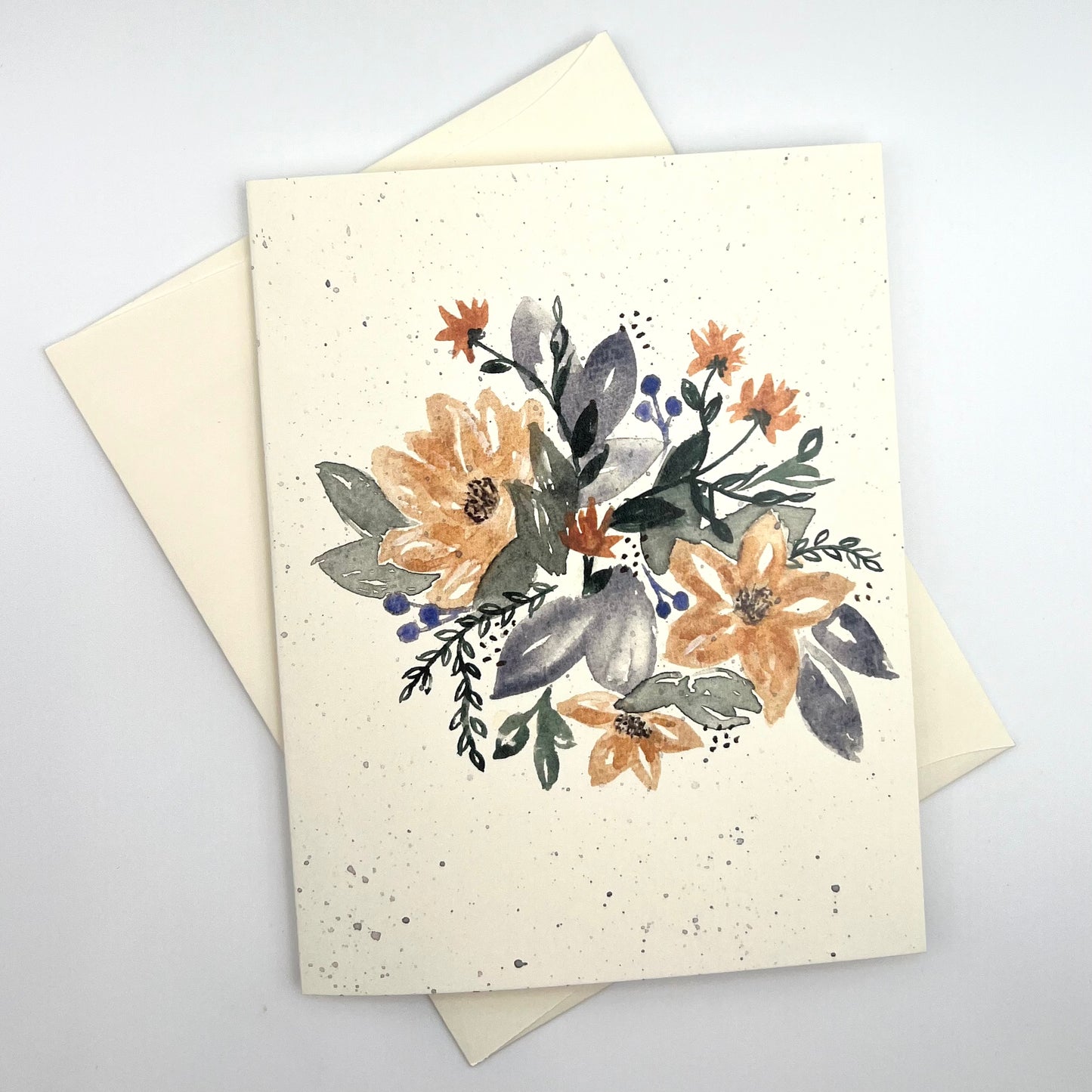 Large Watercolor Greeting Cards (5.5" x 4.25")