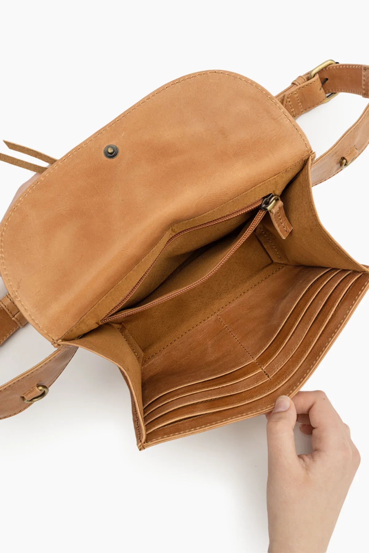 Solma Fanny Pack - Camel - Medium/Large