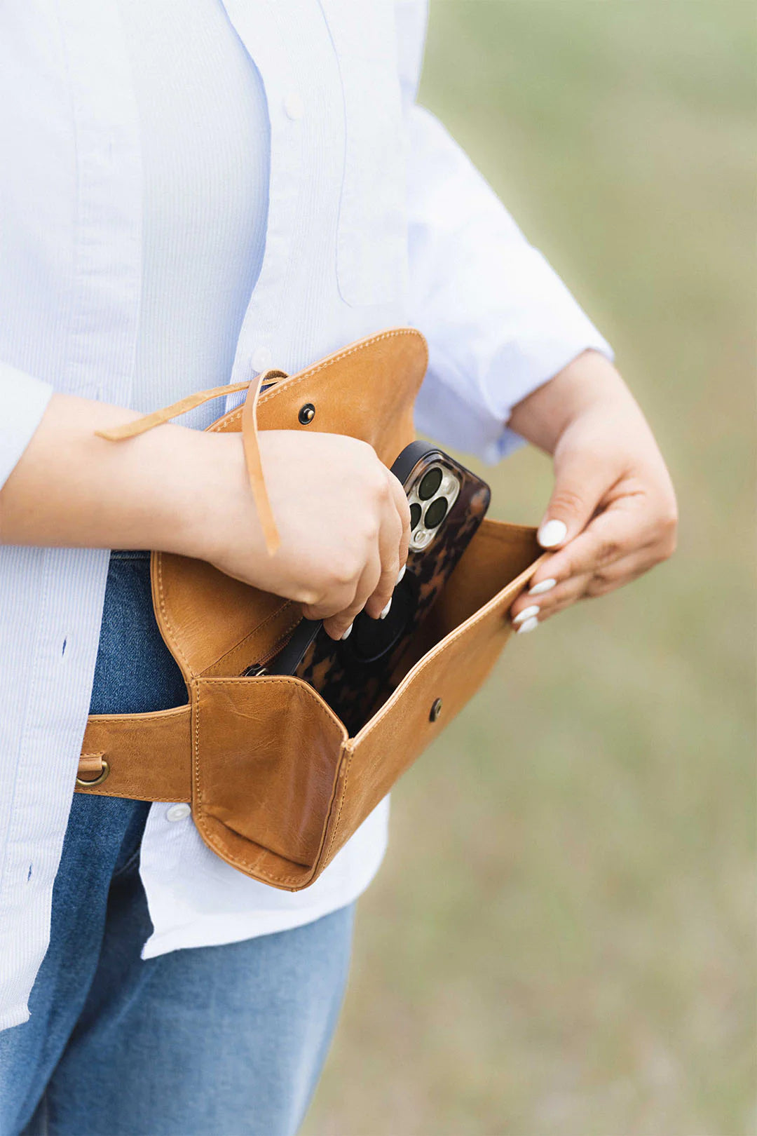 Solma Fanny Pack - Camel - Small/Medium