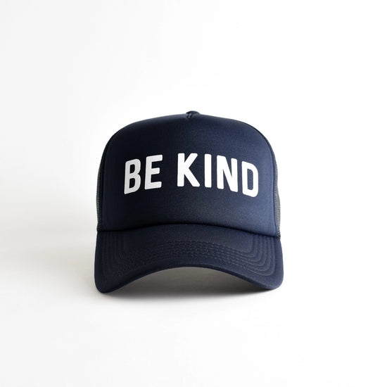 Be Kind Navy Trucker Hat