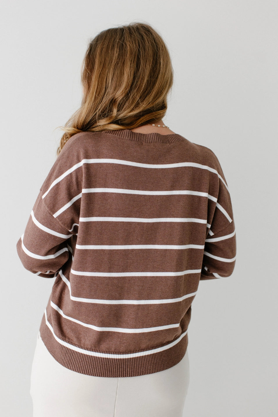 Classic Stripe Cotton Sweater