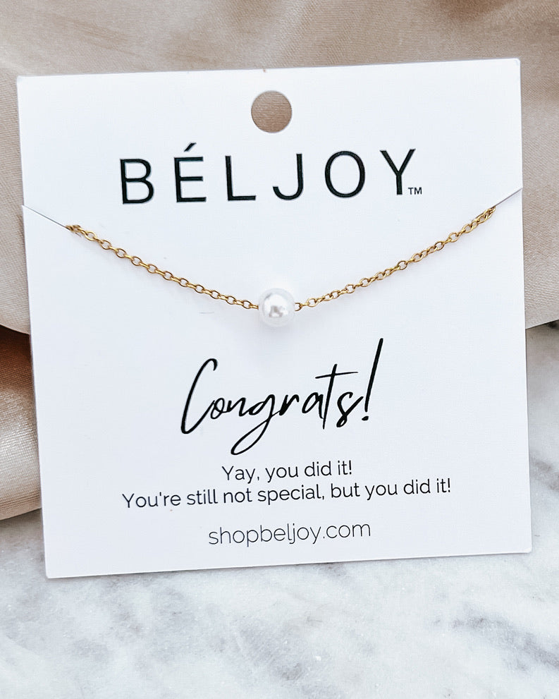 Congrats! Pearl Necklace