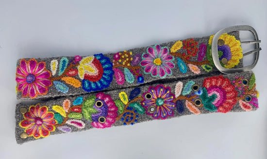 Bright Embroidered Belt