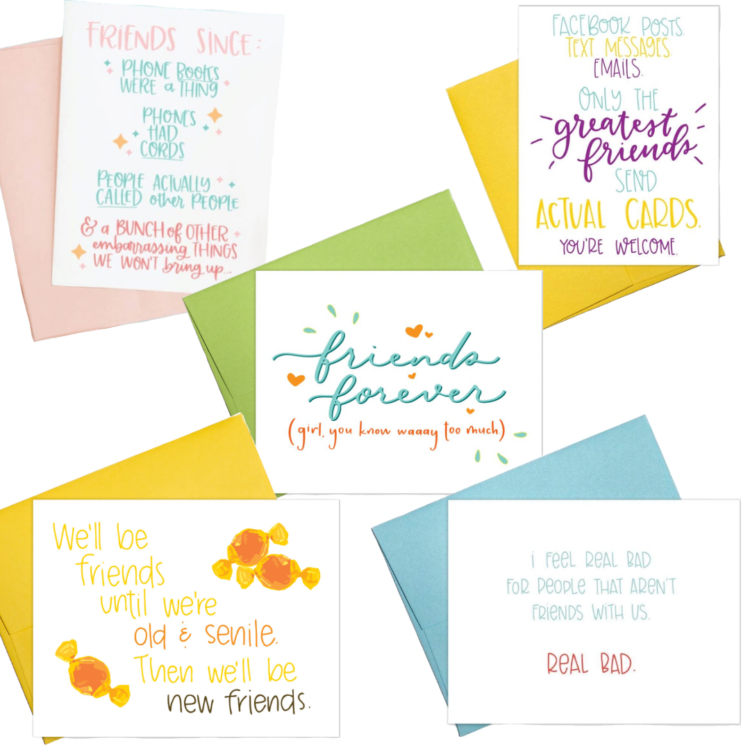 Friendship Cards - Multiple Variations Available