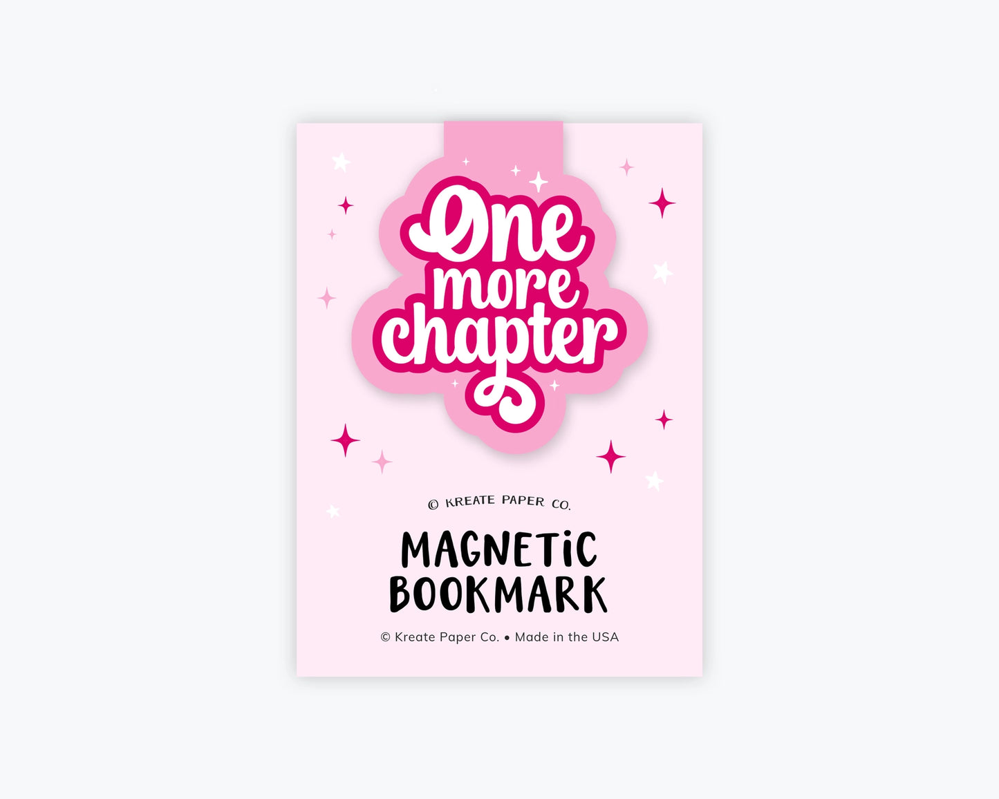 Magnetic Bookmark - One More Chapter