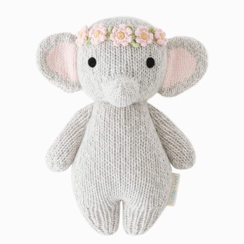 Baby Elephant - Blush Flower Crown