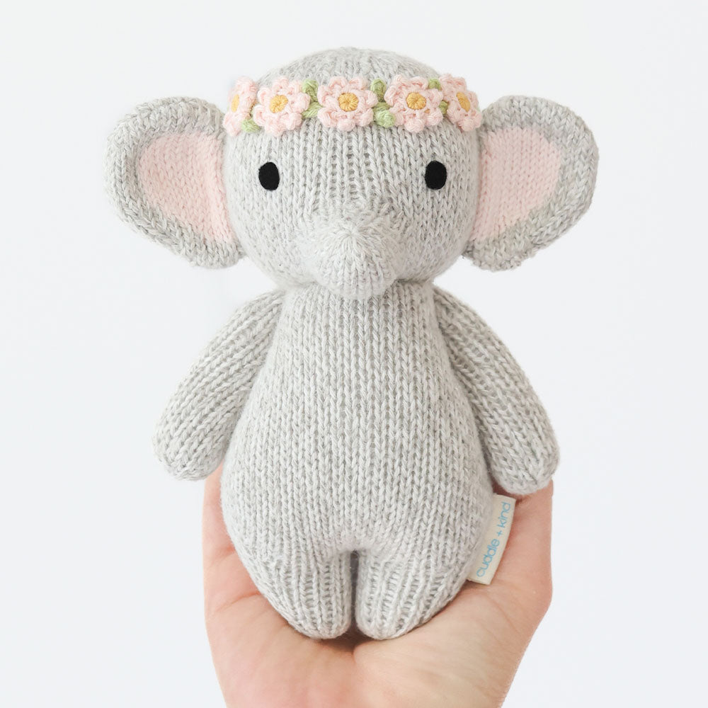 Baby Elephant - Blush Flower Crown