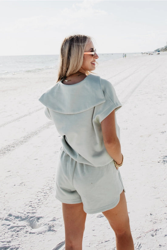Seafoam Drawstring Short