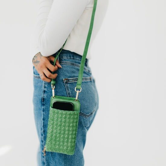 Woven Double Duty Phone Bag - Multiple Colors