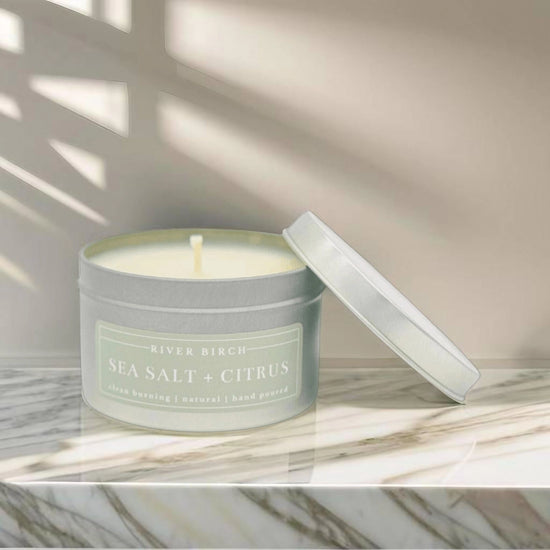 Sea Salt + Citrus Candle - 8oz Tin
