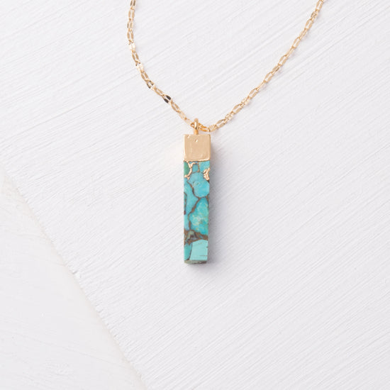 Load image into Gallery viewer, Brayden Turquoise Pendant Necklace
