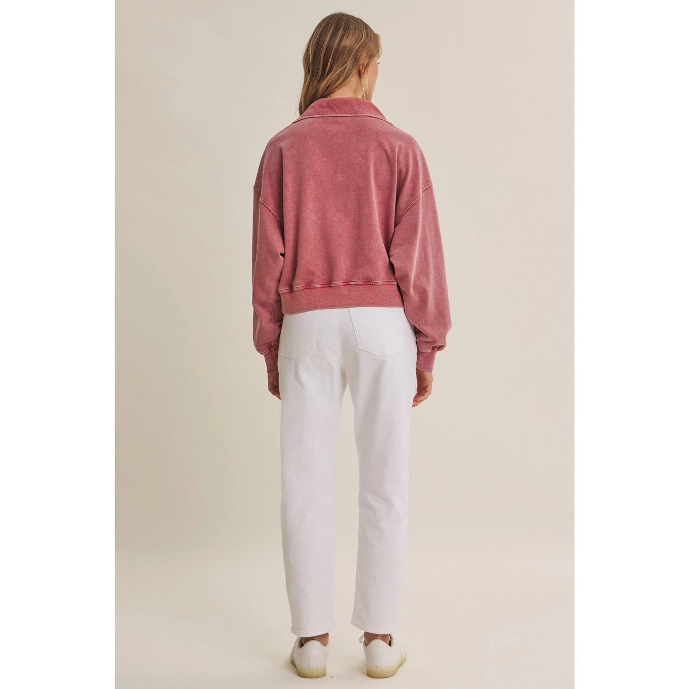 Campfire Sky Nostalgic Mineral-Washed Terry Pullover