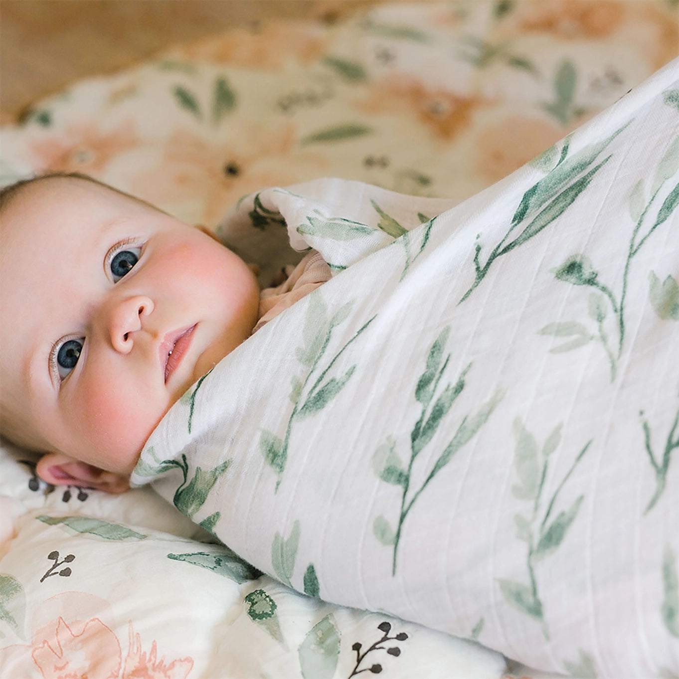 Parker Floral 2-pc. Swaddle Set