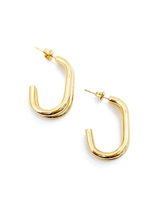 Ellis Stud Earrings - Gold