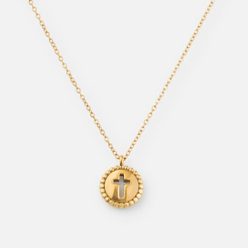 Living Hope Cross Link Necklace