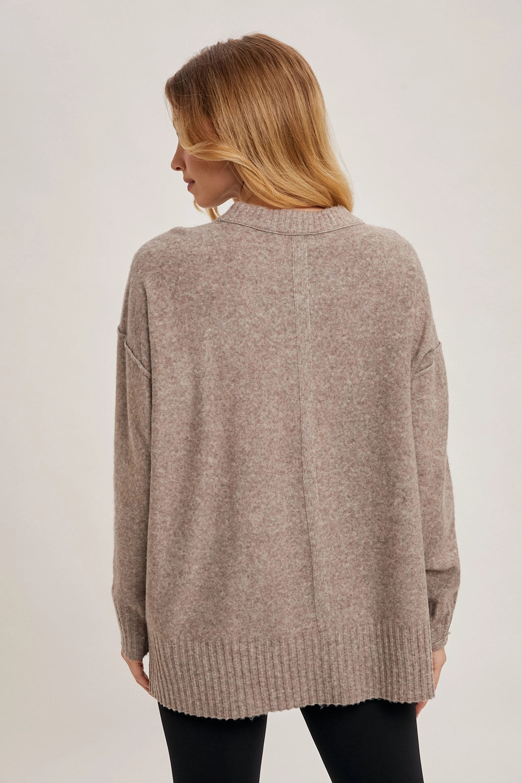 Knit Sweater Pullover | Latte