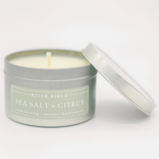 Sea Salt + Citrus Candle - 8oz Tin