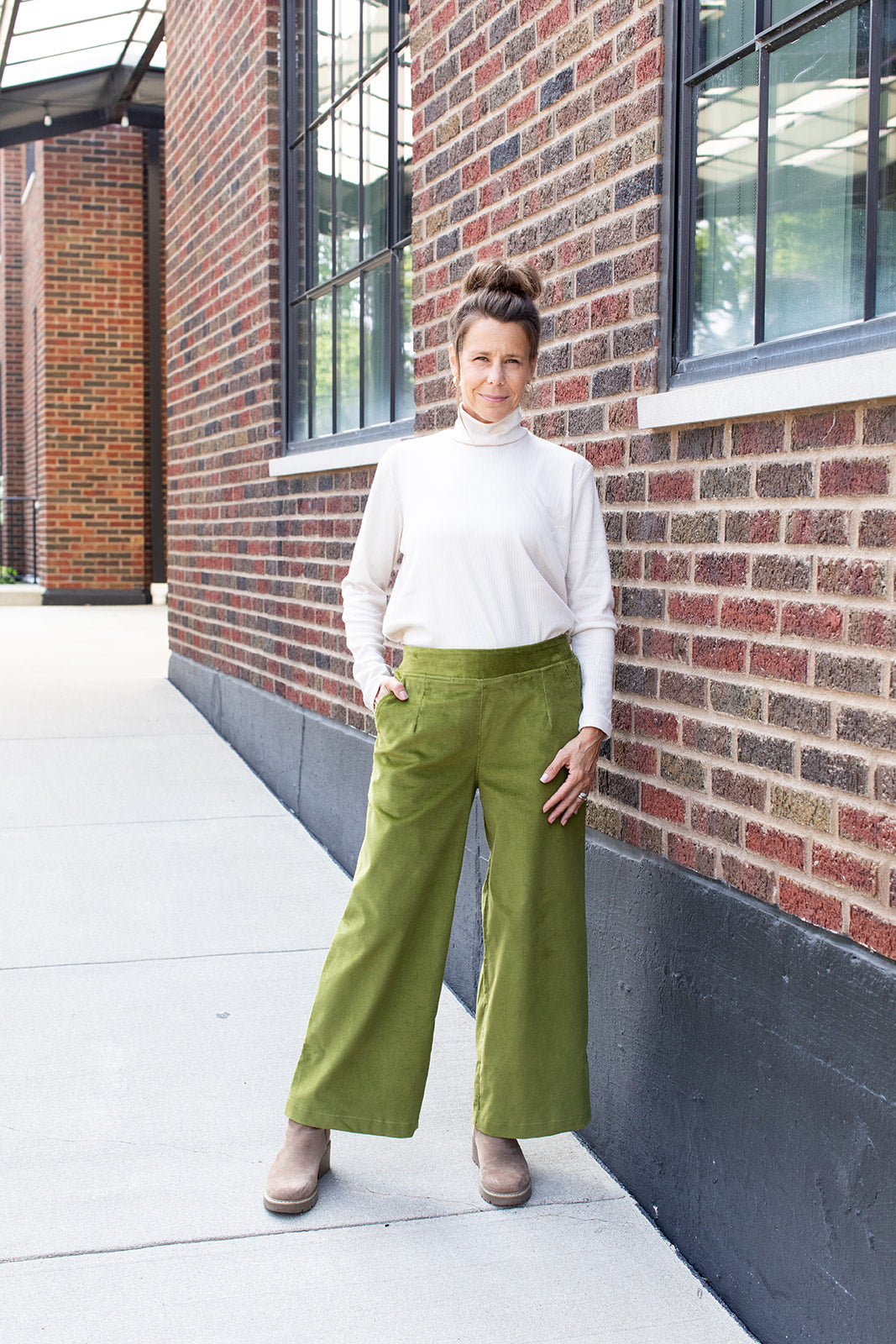 Wide Leg Pant - Jade