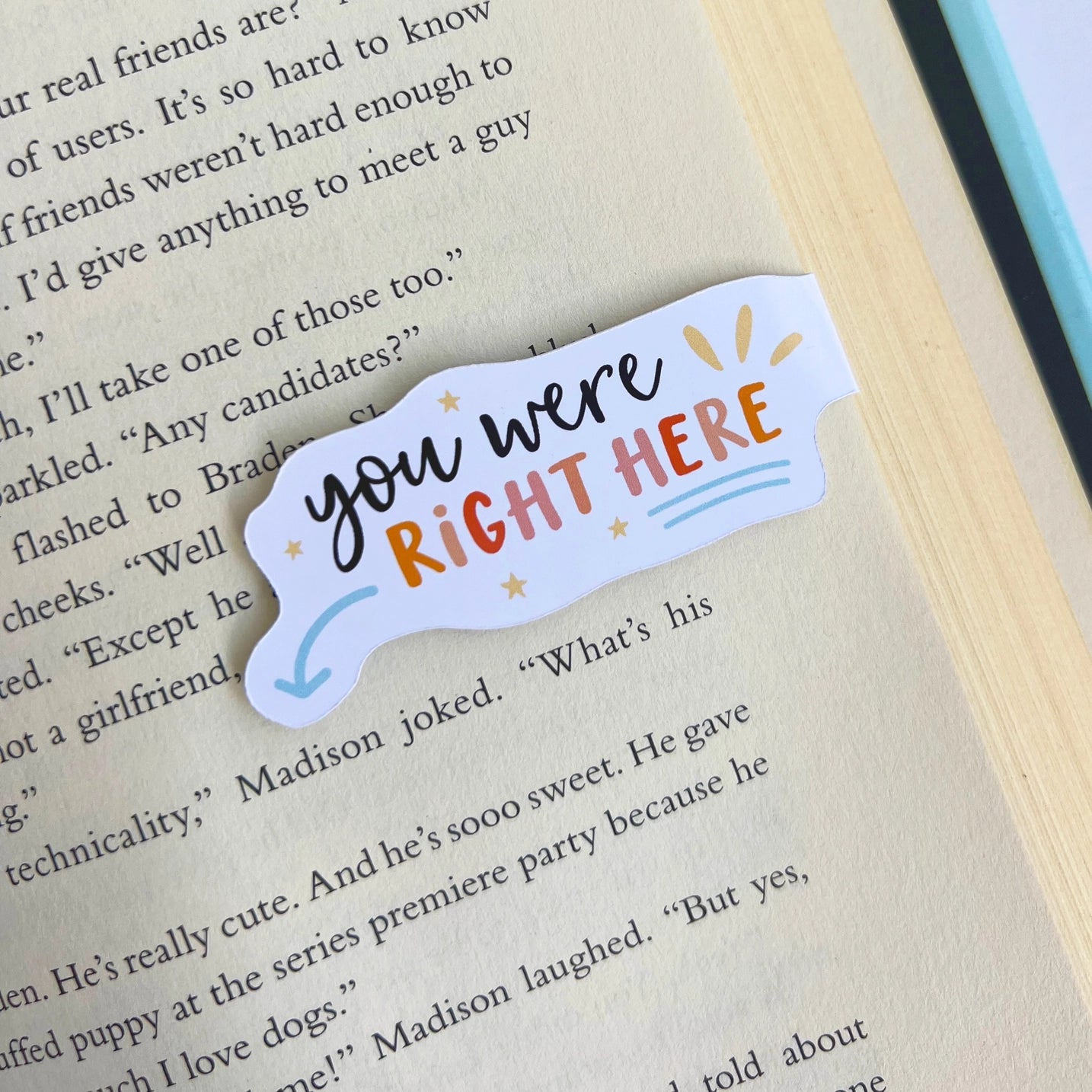 Magnetic Bookmark - You Were Here