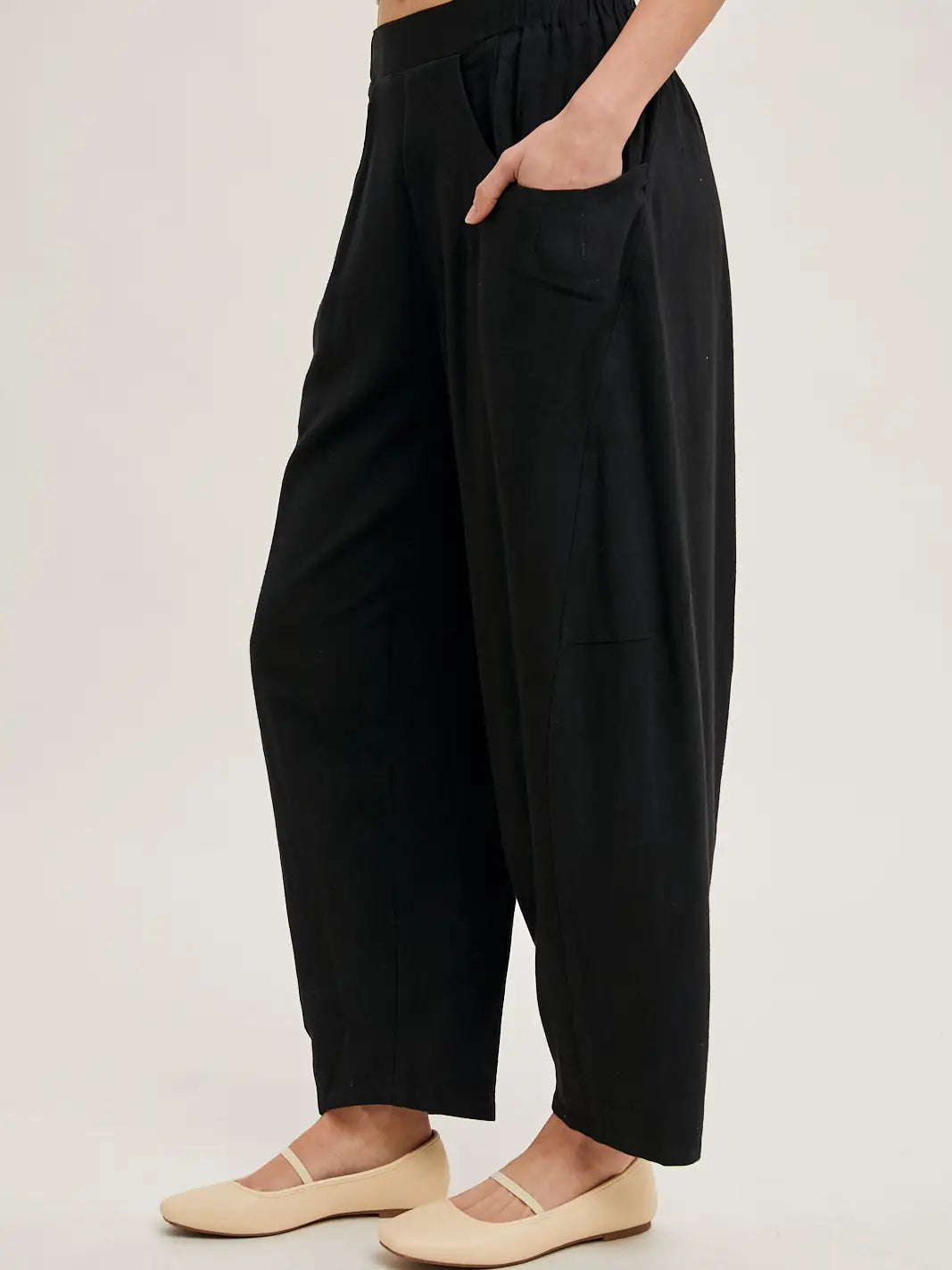 Relaxed Barrel Pants
