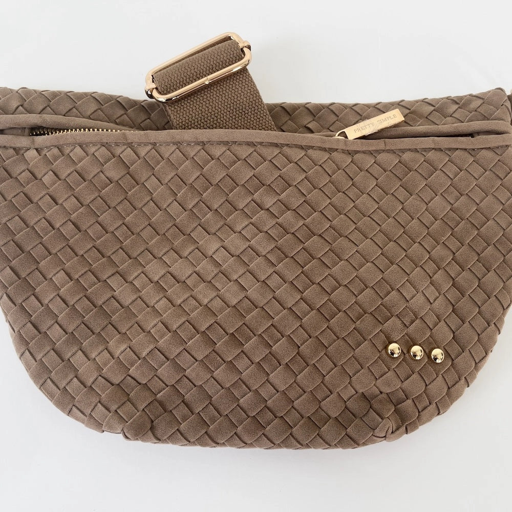 Suede Westlyn Woven Bum Bag - Multiple Colors