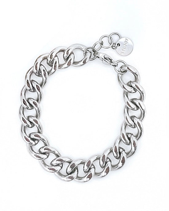 Load image into Gallery viewer, Health Cuban Silver Chain Bracelet
