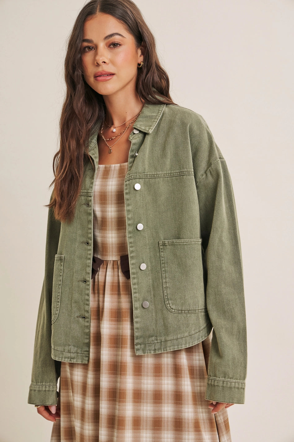 Oversized Utility Jacket | Multiple Colors