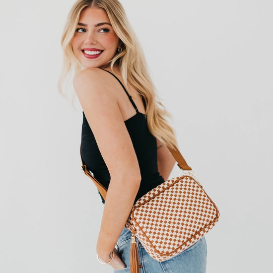 Woven Willow Crossbody Bag - Multiple Colors