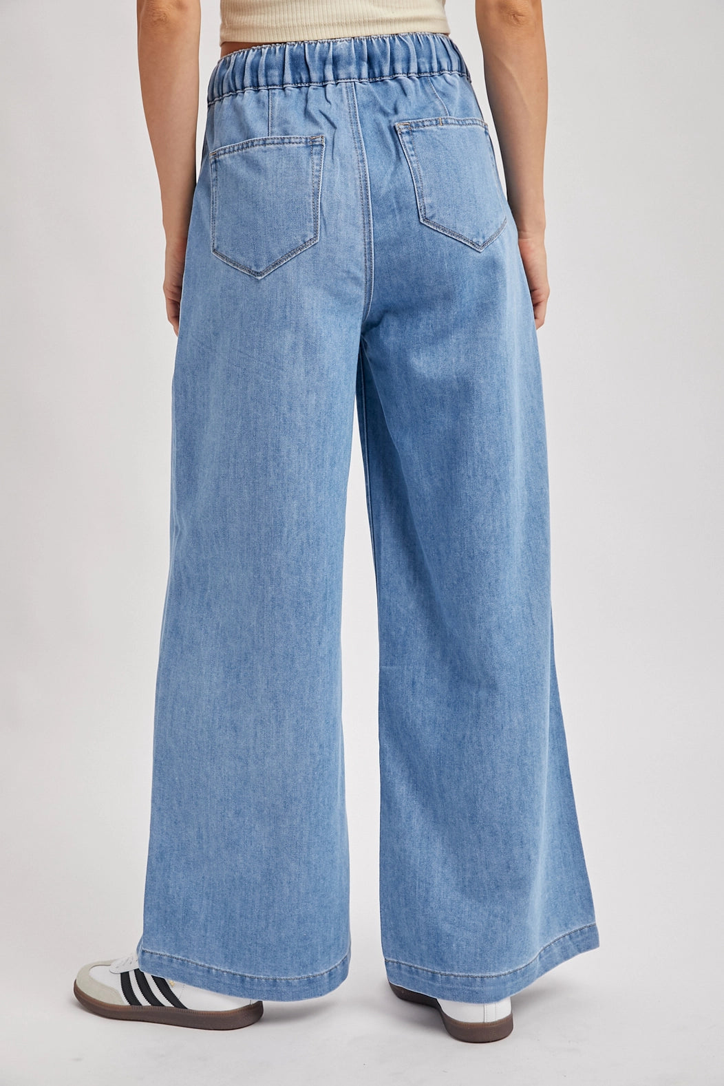 Denim Wide Leg Jeans