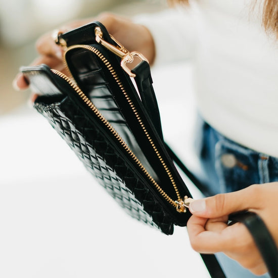 Woven Double Duty Phone Bag - Multiple Colors