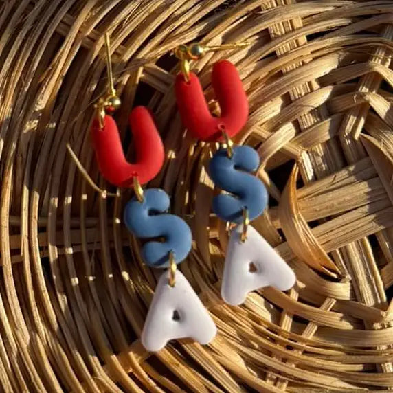 USA Dangle Earrings