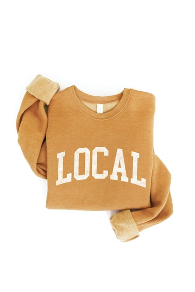 Local Graphic Sweatshirt - Heather Mustard