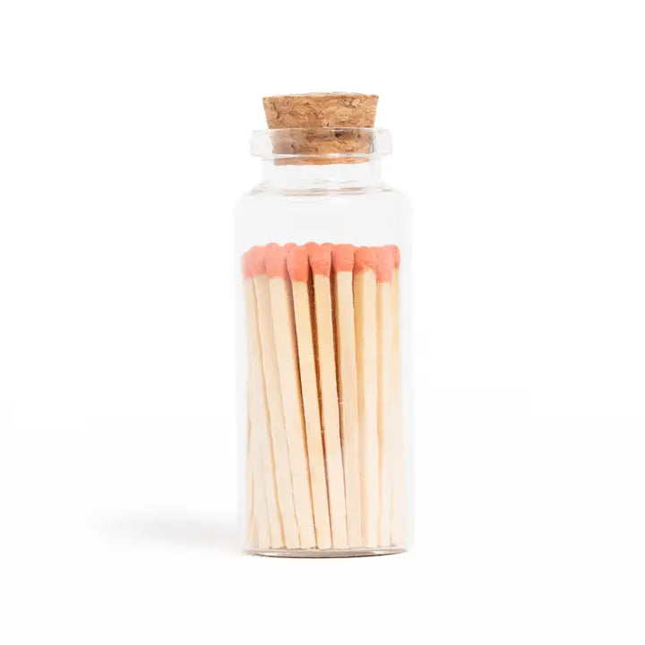Matches in Corked Glass - Multiple Colors