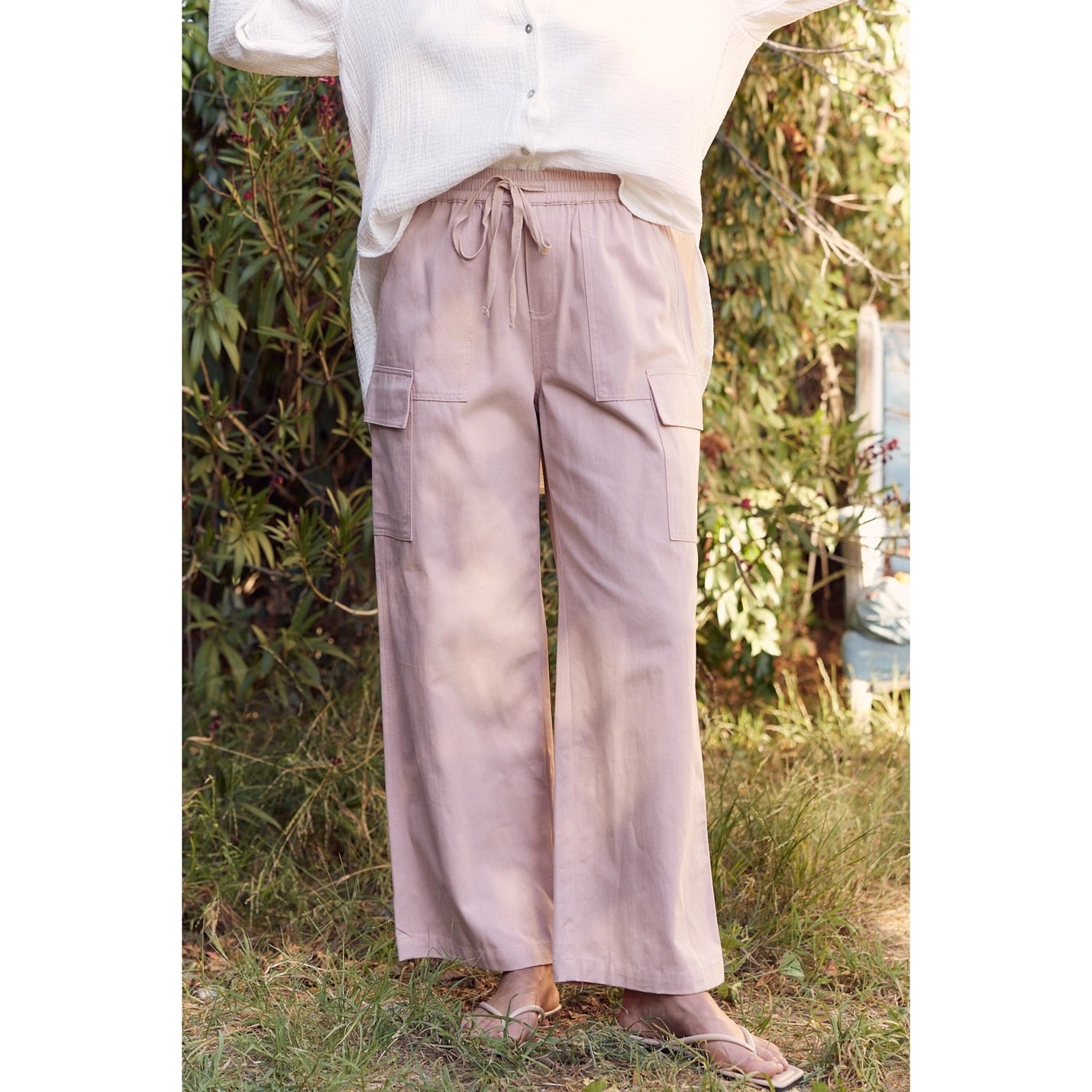 Cotton Twill Cargo Pants